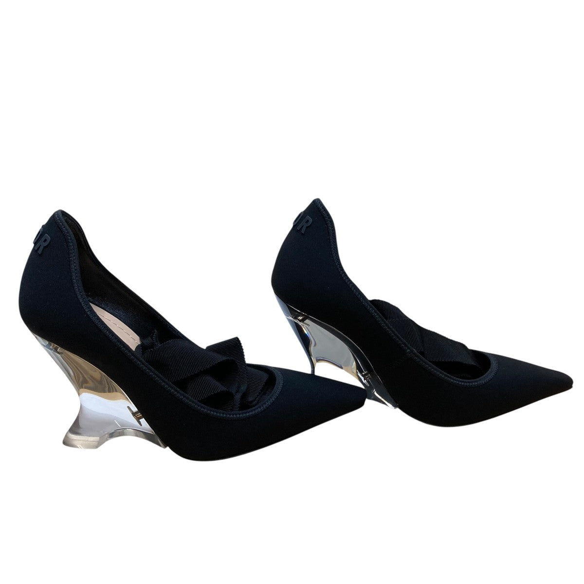 クリスチャンディオール　パンプス美品 Christian Dior(クリスチャンディオール) レースアップパンプス MD1218