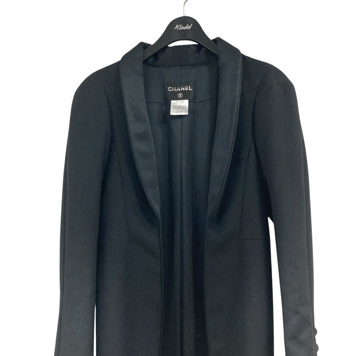 CHANEL ウールコート 古着・中古-2枚目のアイテム画像