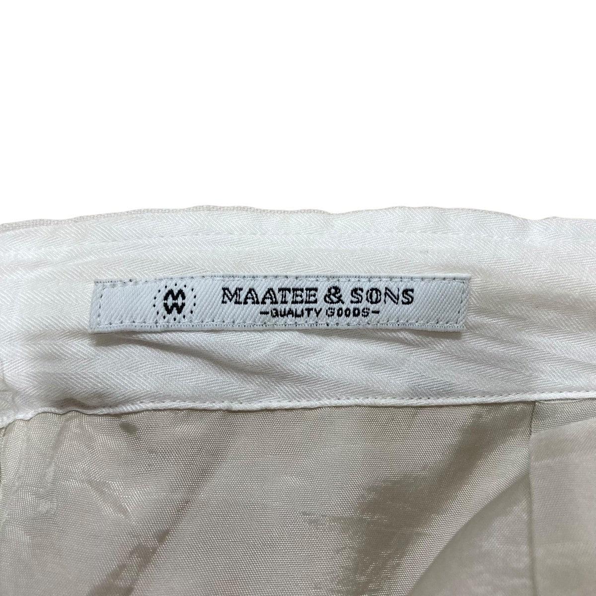 MAATEE＆SONS(マーティーアンドサンズ) リネンコットンパンツ MT3103