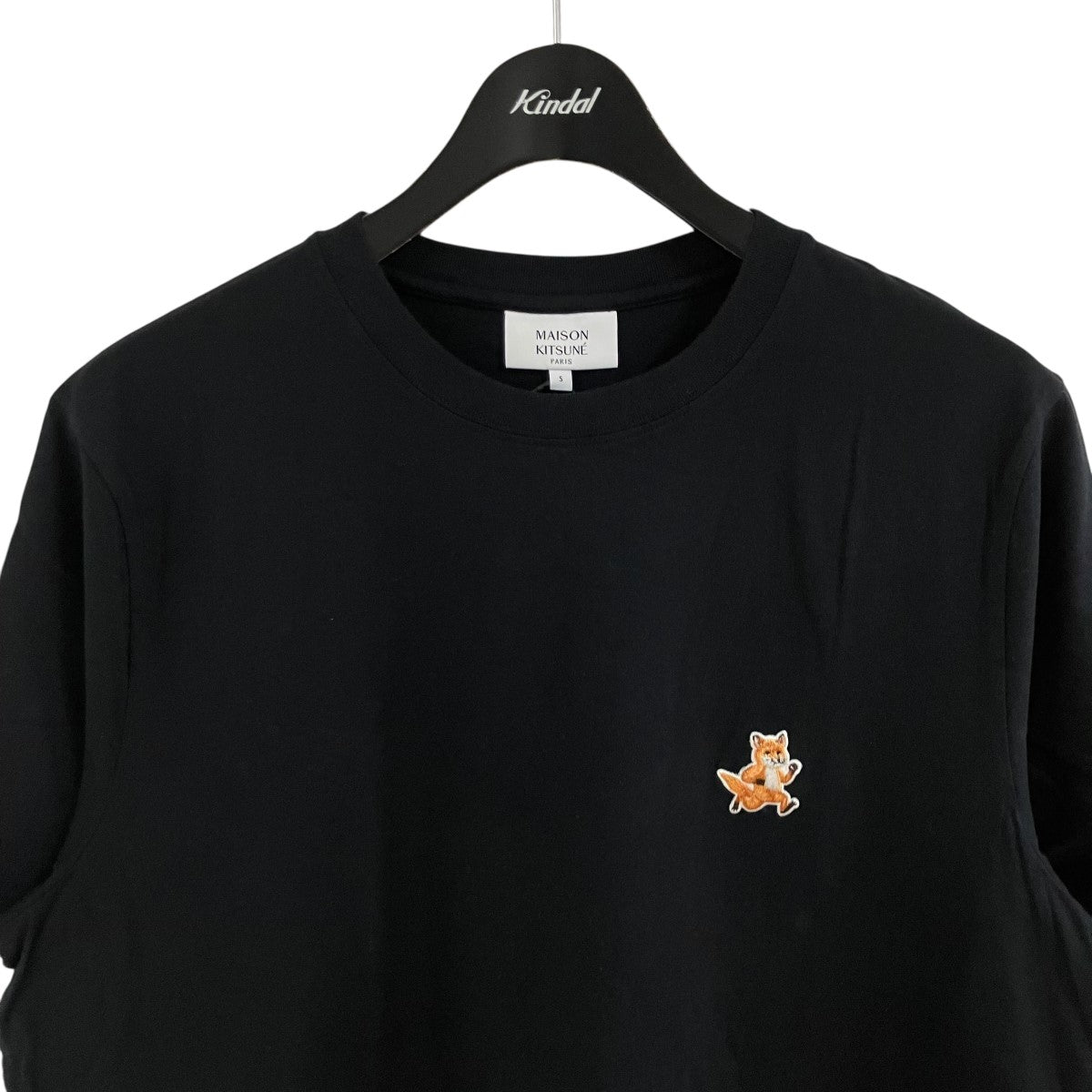 MAISON KITSUNE キツネ刺繍Tシャツ 古着・中古-2枚目のアイテム画像