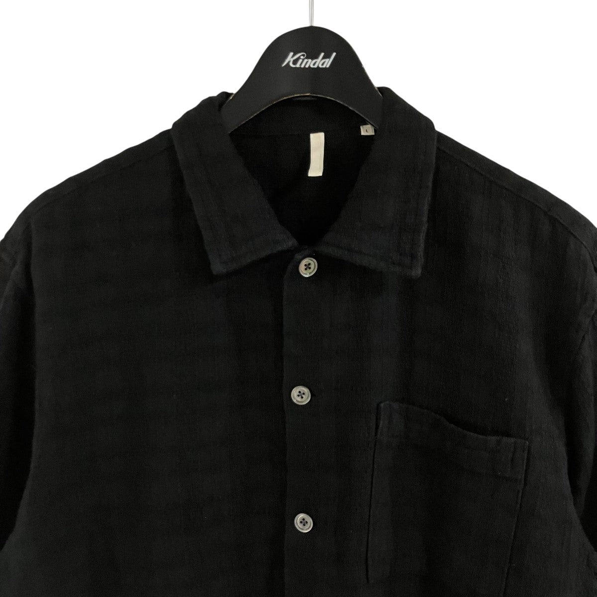 Sunflower サンフラワー　Spacey Shirt L/S SUNFLOWER(サンフラワー) 半袖シャツ ブラック サイズ L｜【公式