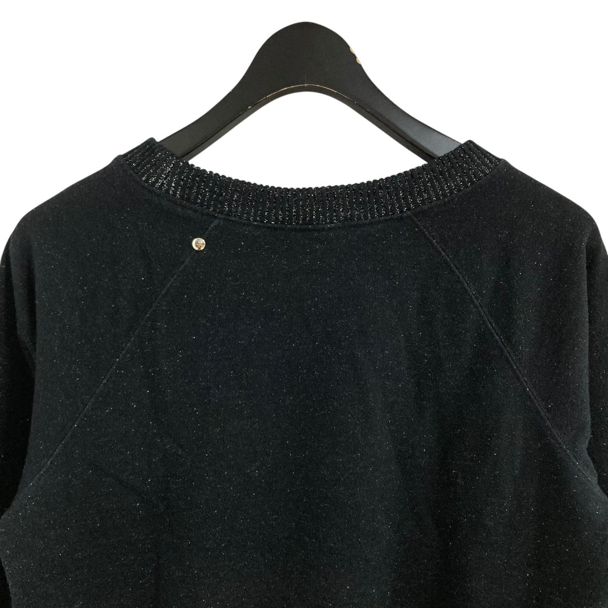 DIESEL 黒ラメトップス DIESEL(ディーゼル) ラメ ジップスウェット ブラック サイズ S｜【公式