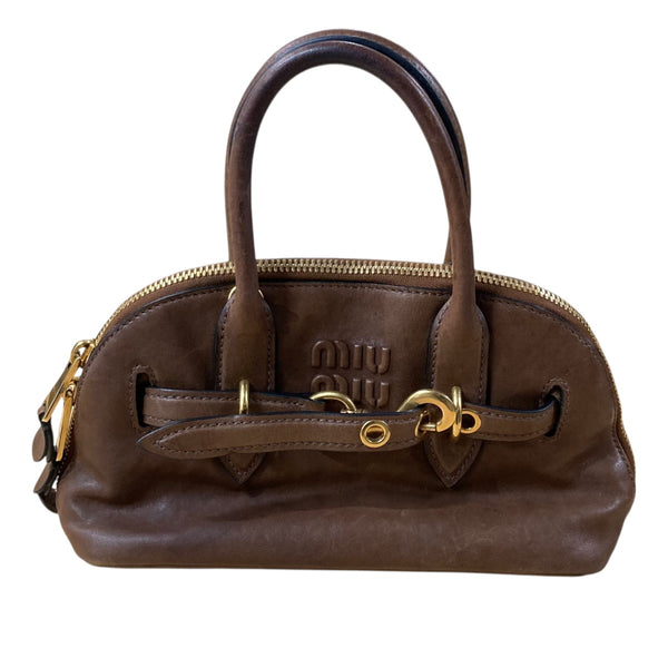 MIU MIU(ミュウミュウ) アバンチュールナッパレザートップハンドル