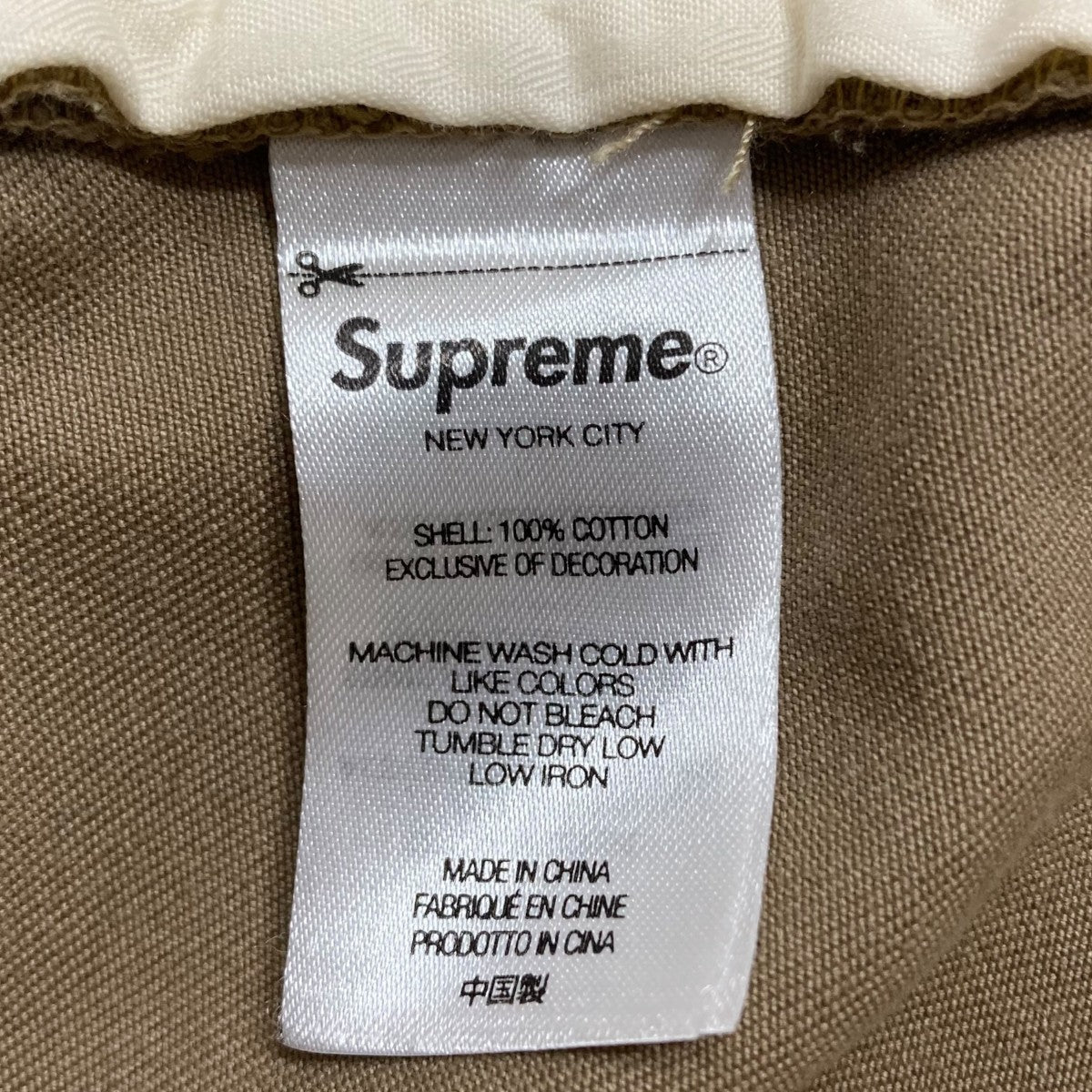 Supreme ベージュ チノパン 32 Supreme(シュプリーム) チノパン ベージュ サイズ 32｜【公式