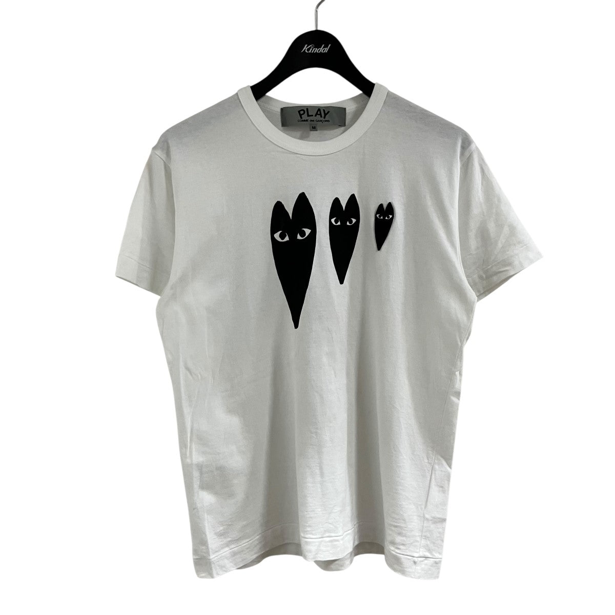 PLAY COMME des GARCONS ハートプリントTシャツ 古着・中古-1枚目のアイテム画像