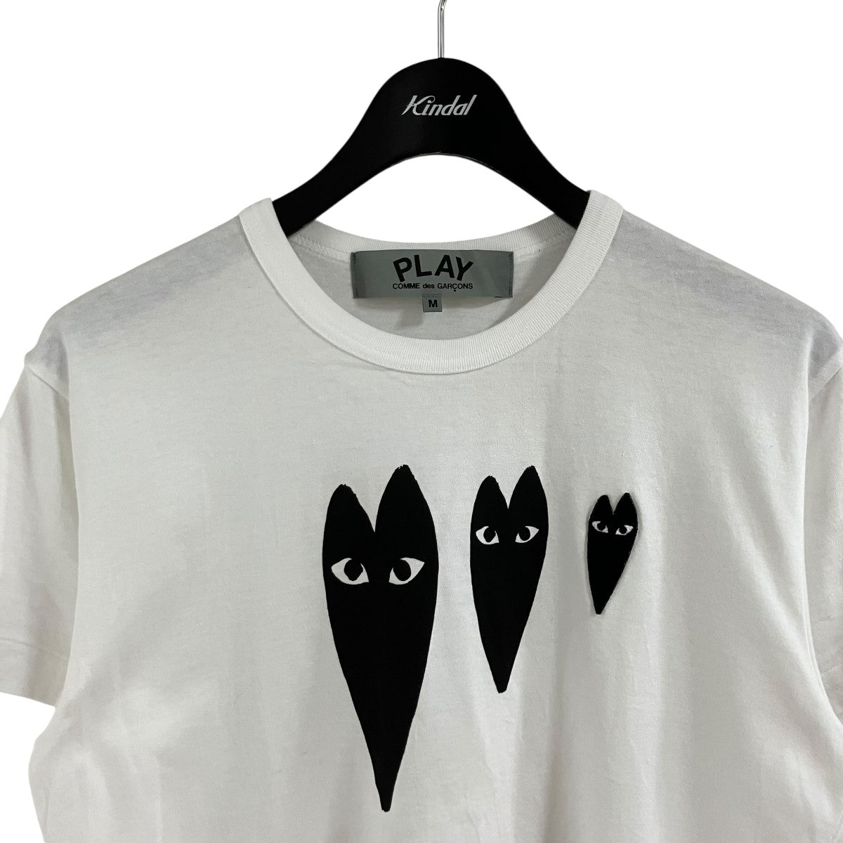 PLAY COMME des GARCONS ハートプリントTシャツ 古着・中古-2枚目のアイテム画像