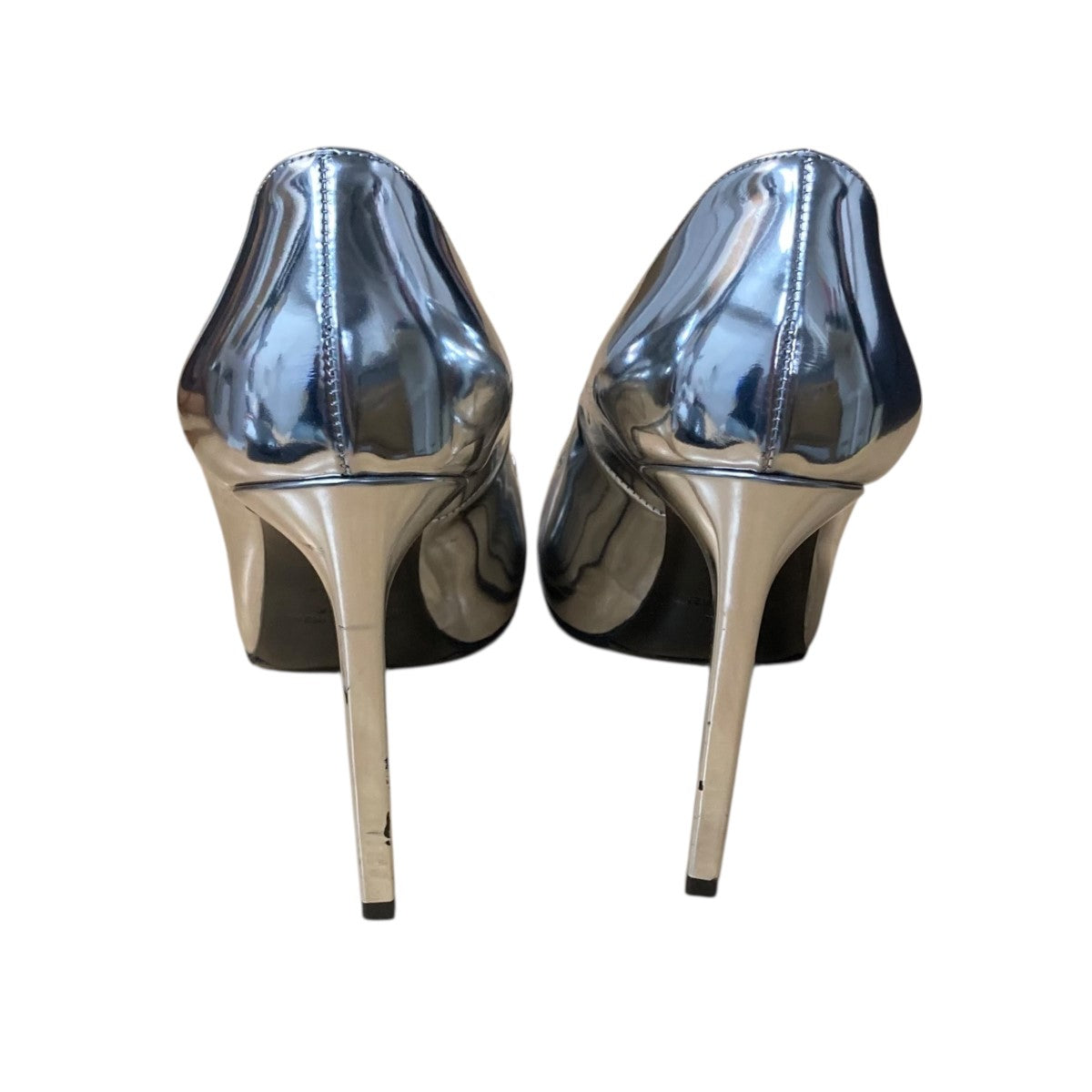 SAINT LAURENT サンローラン オピウム パンプス シルバー ヒール SAINT LAURENT サンローラン オピウム パンプス シルバー ヒール