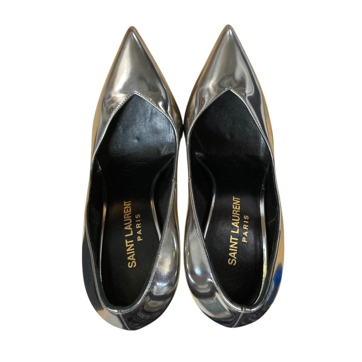 SAINT LAURENT PARIS パンプス シルバー　36.5 Saint Laurent Paris(サンローランパリ) ヒールパンプス