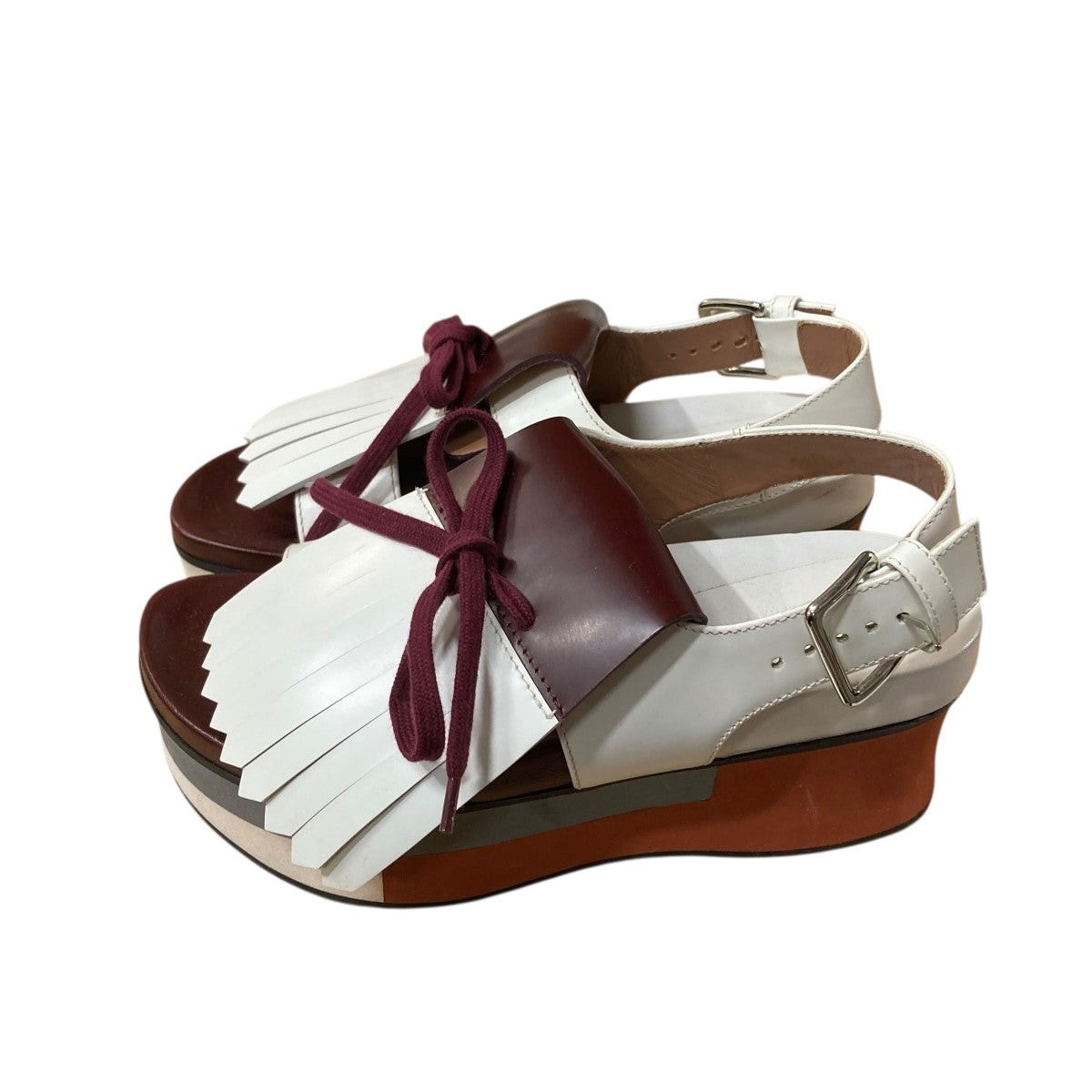 MARNI フリンジサンダル 古着・中古-2枚目のアイテム画像