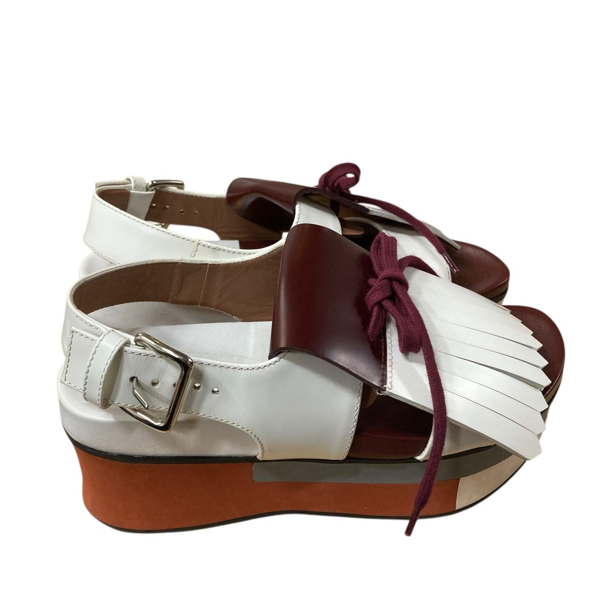 MARNI フリンジサンダル 古着・中古-4枚目のアイテム画像