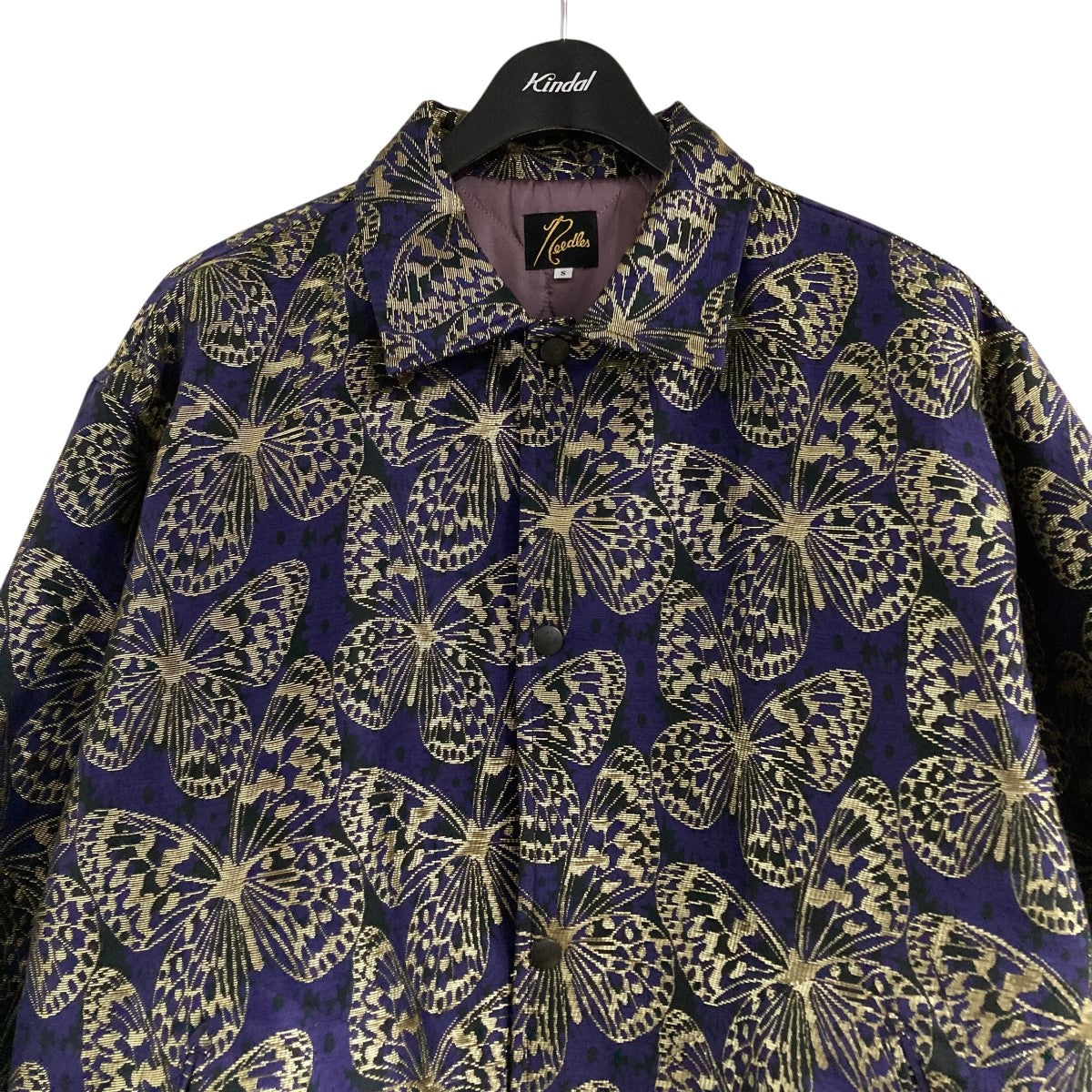 Needles(ニードルズ) パピヨン柄パデットジャケット LQ120 パープル