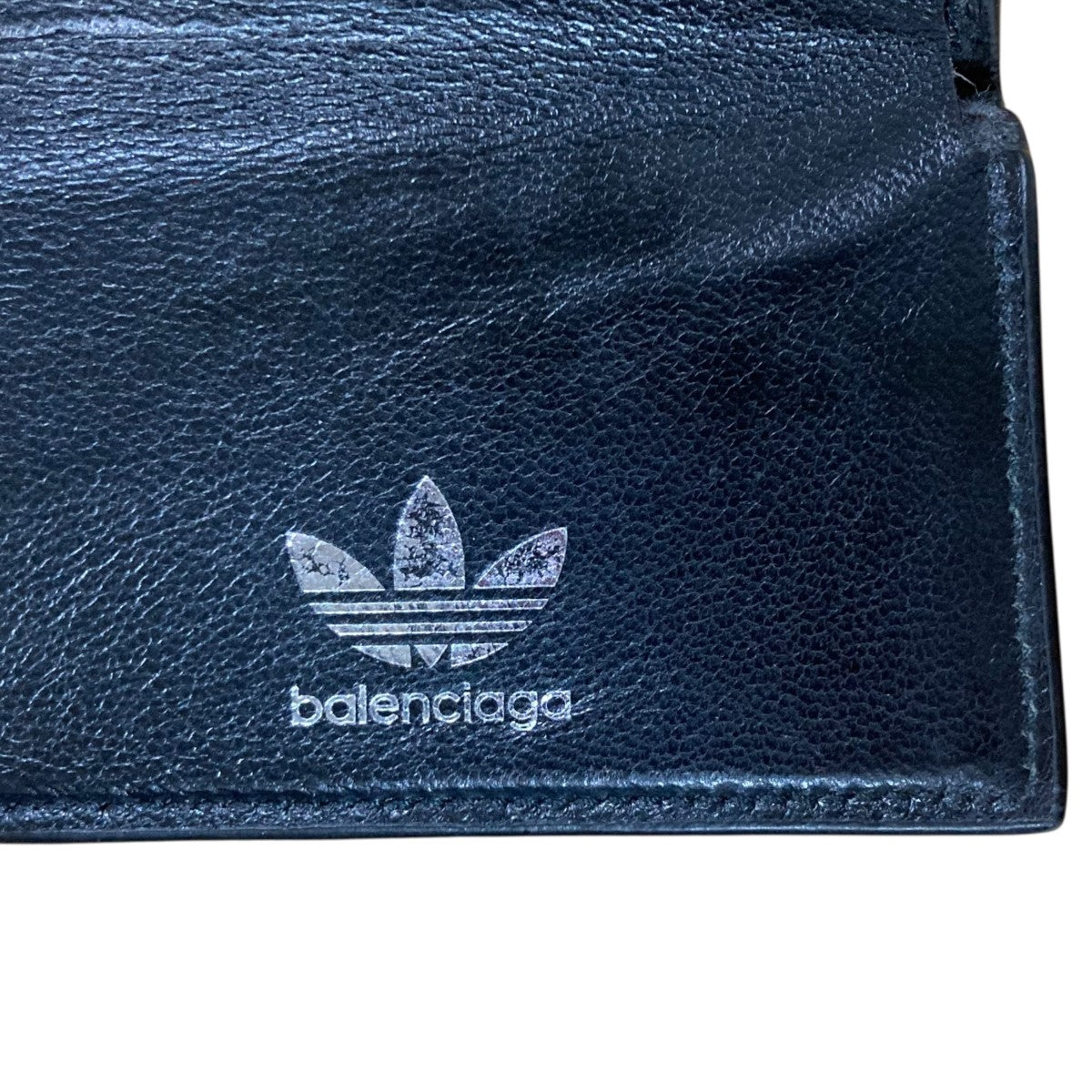 BALENCIAGA×adidas 3つ折り財布 721893 P-1317 ブラック｜【公式
