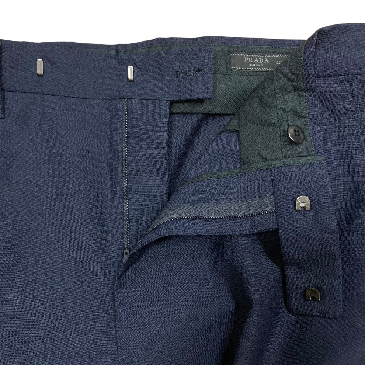 PRADA(プラダ) スラックスパンツ UP0178 ネイビー サイズ 46