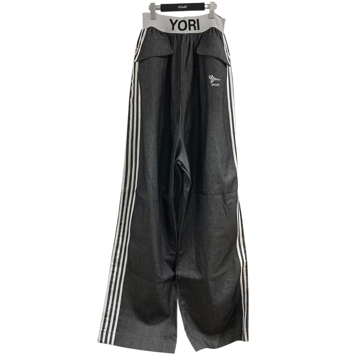 YORI SPORT(ヨリスポーツ) ダメージデニムパンツ ブラック