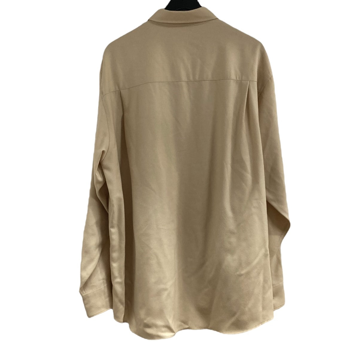 【美品】AURALEF オーラリー ベージュ 長袖シャツ コットン100% AURALEE(オーラリー) スーパーライトウールシャツ A20AS01OS ベージュ