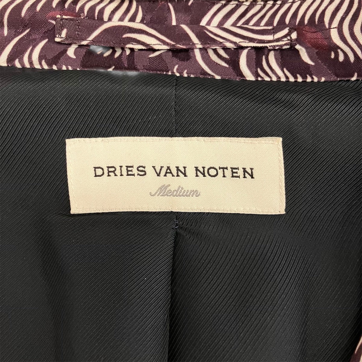 DRIES VAN NOTEN グラフィックジャケット 古着・中古-8枚目のアイテム画像