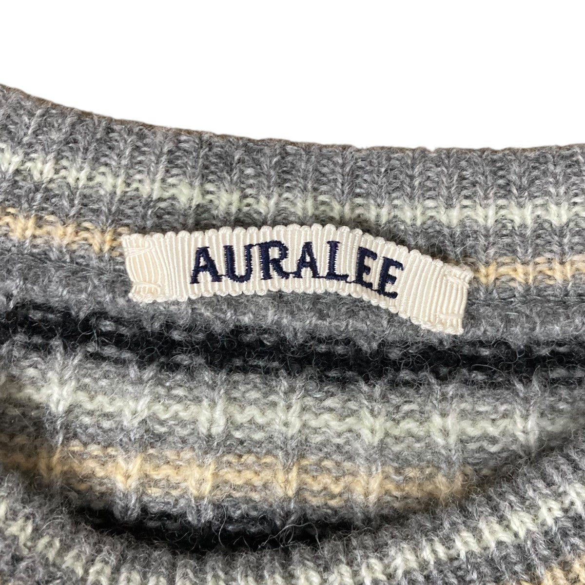 AURALEE(オーラリー) 25AW シェットランドウールカシミヤニット