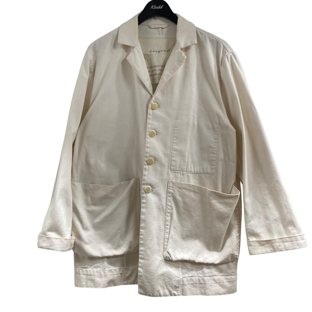 toogood(トゥーグッド) 「THE REEFER COAT」リーファーコート ブラック