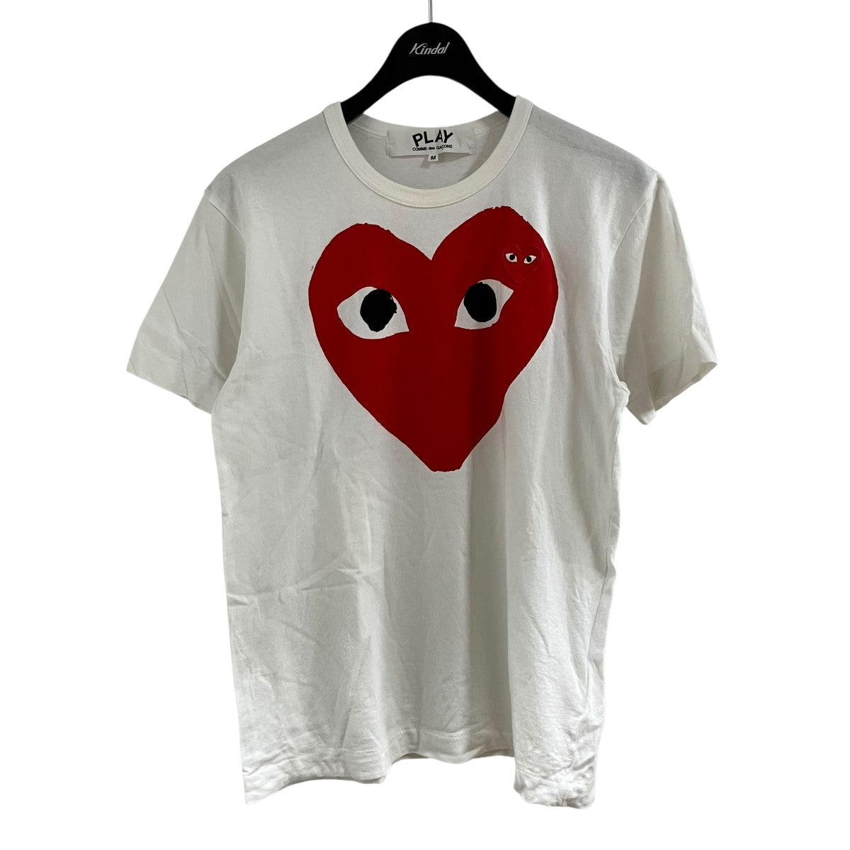 PLAY COMME des GARCONS ハートTシャツ 古着・中古-1枚目のアイテム画像