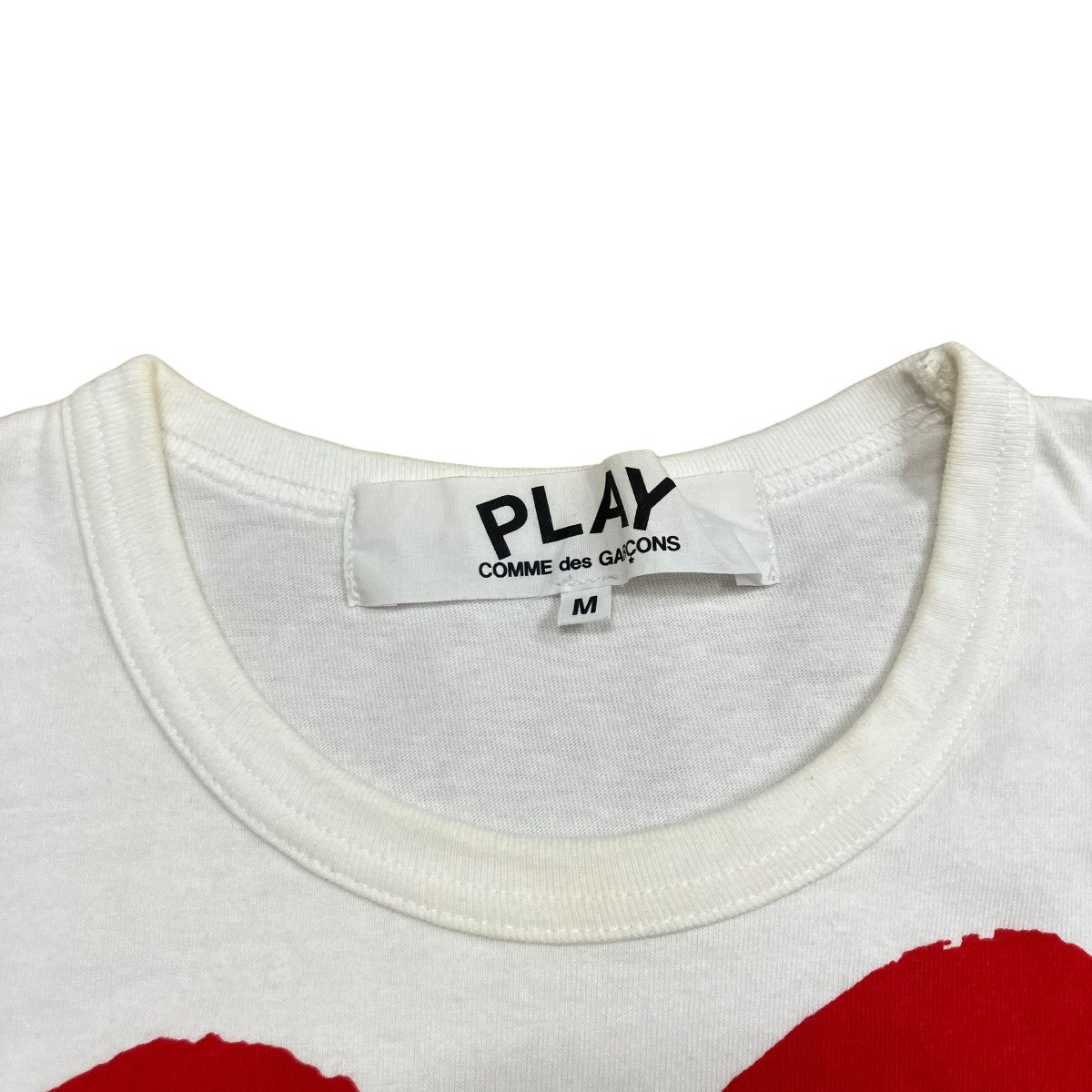 PLAY COMME des GARCONS ハートTシャツ 古着・中古-5枚目のアイテム画像
