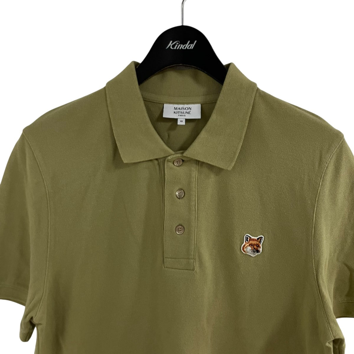 MAISON KITSUNE ロゴポロシャツ 古着・中古-2枚目のアイテム画像