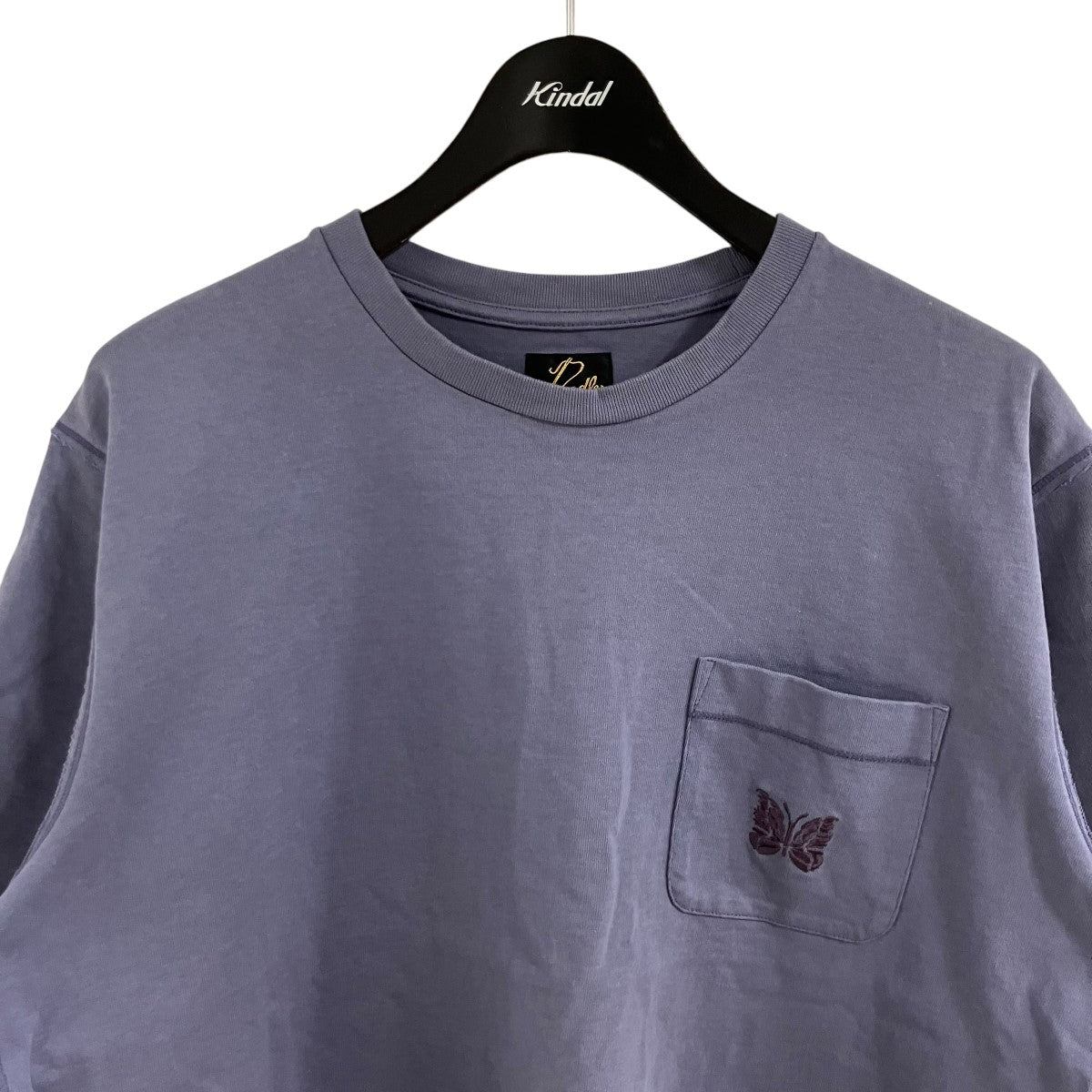 Needles(ニードルズ) パピヨンポケットTシャツ IN419 パープル サイズ