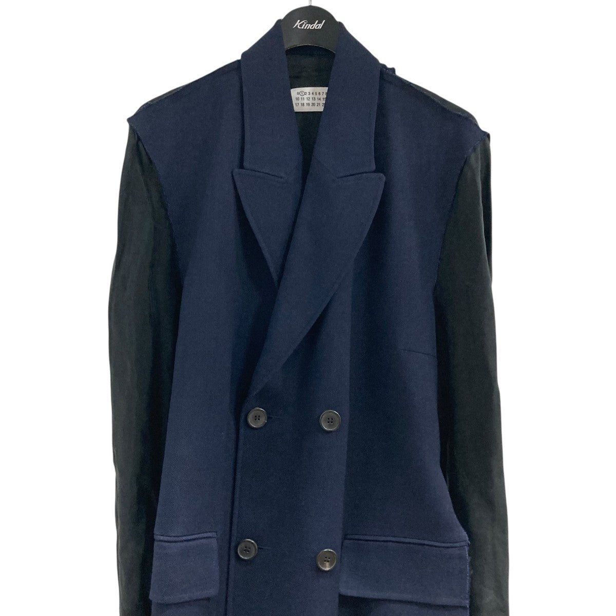 マルタンマルジェラ 4 カシミア入り ノーカラー ジャケット38 MM6