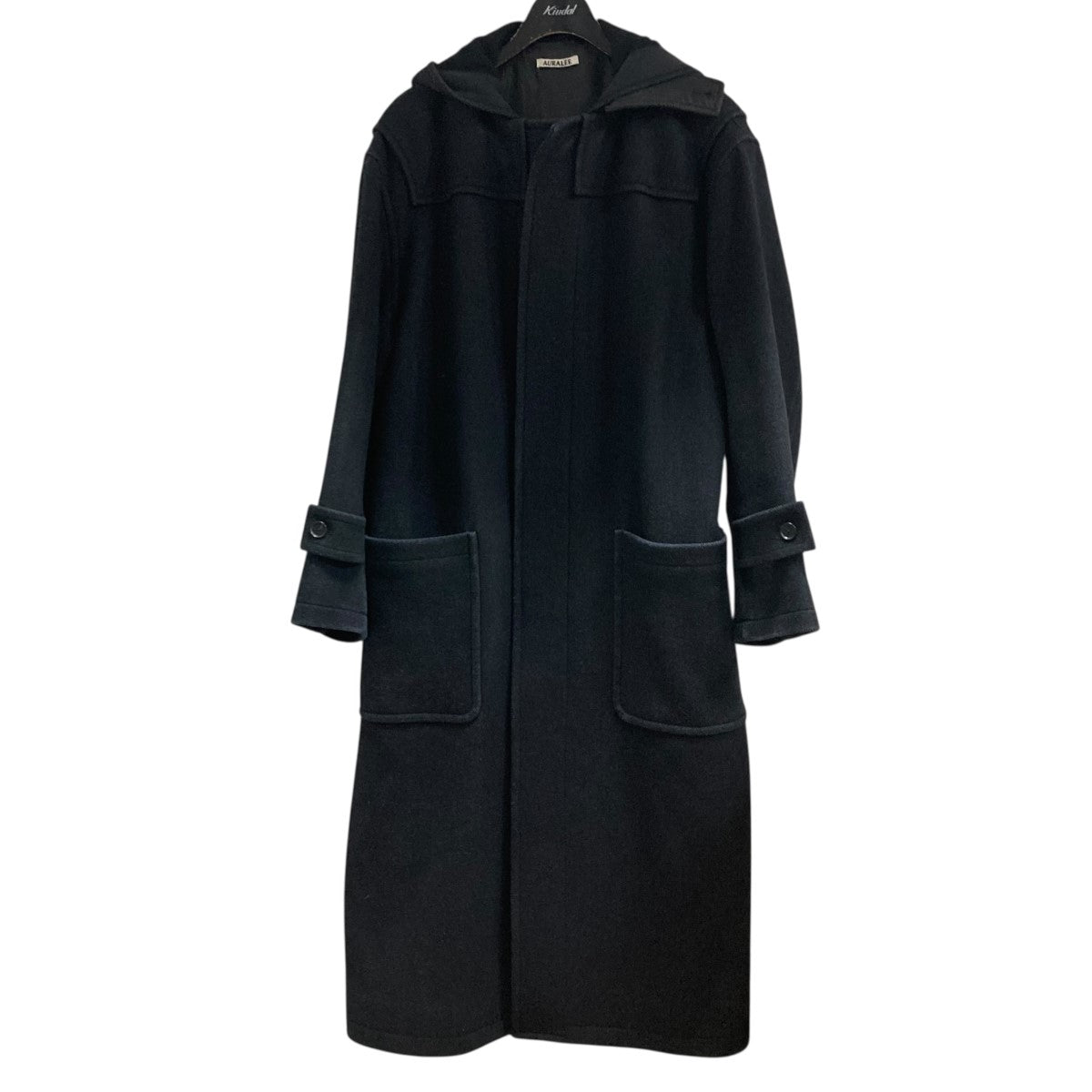 AURALEE ネイビー ダッフルコート オーラリー AURALEE オーラリー 18aw A8AC01HM HARD MELTON DUFFLE COAT
