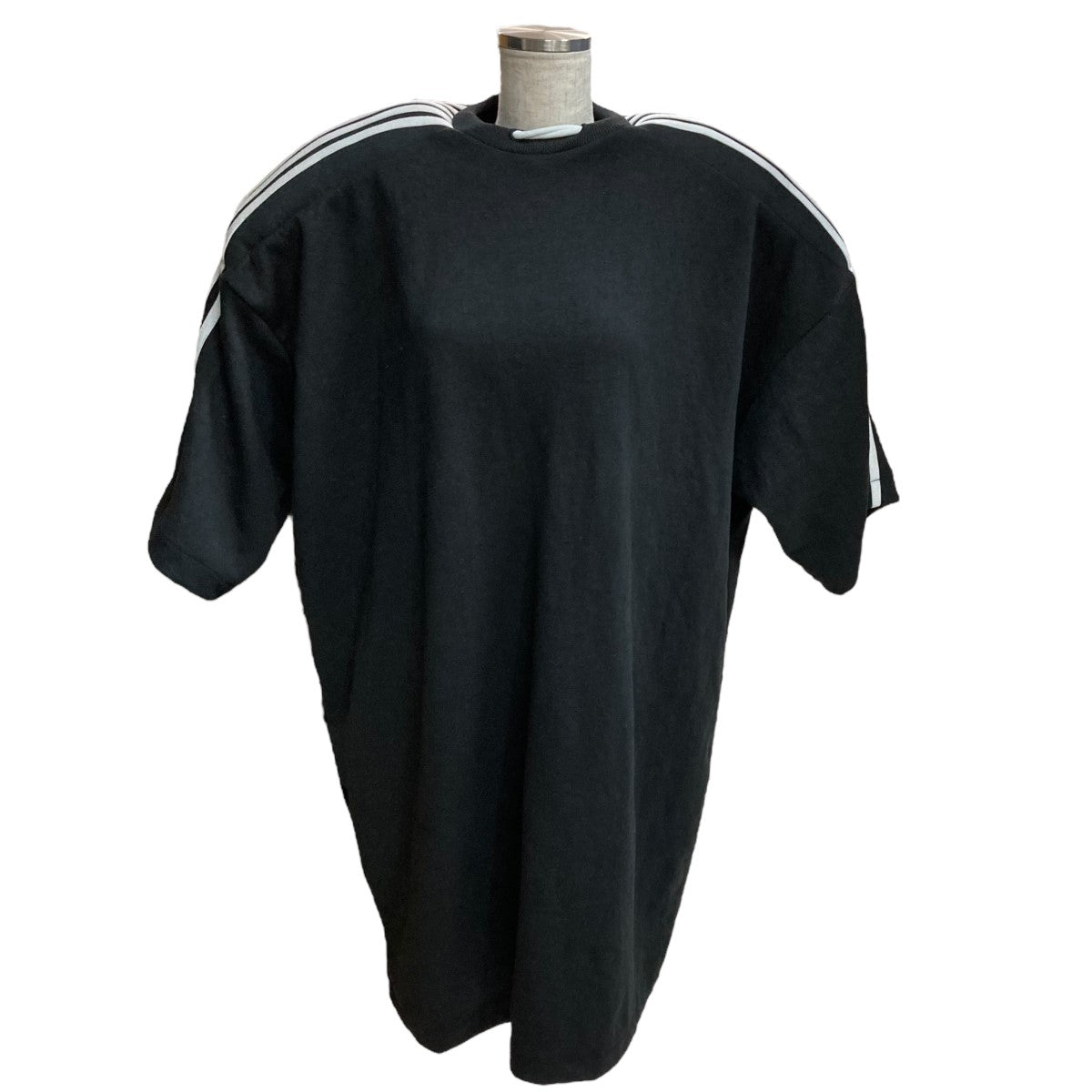 ストライプパーテッドシャツSS25YORI-44-BLK 5STRIPE PADDED T-SHIRT