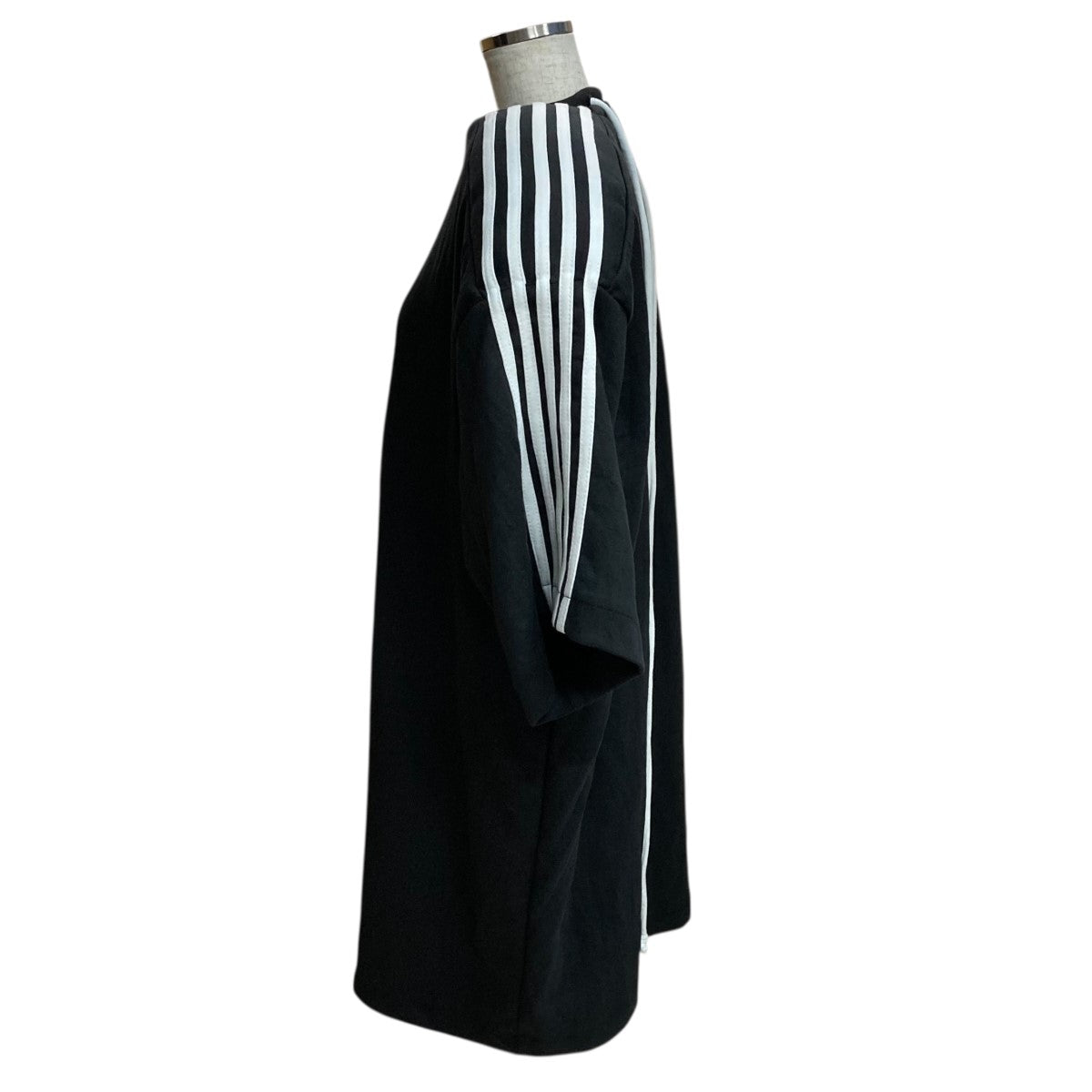 ストライプパーテッドシャツSS25YORI-44-BLK 5STRIPE PADDED T-SHIRT