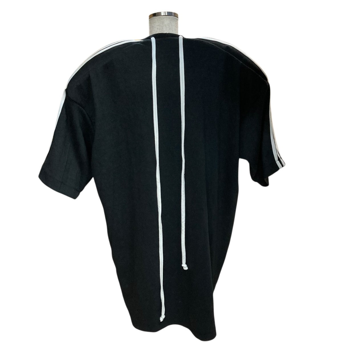 ストライプパーテッドシャツSS25YORI-44-BLK 5STRIPE PADDED T-SHIRT