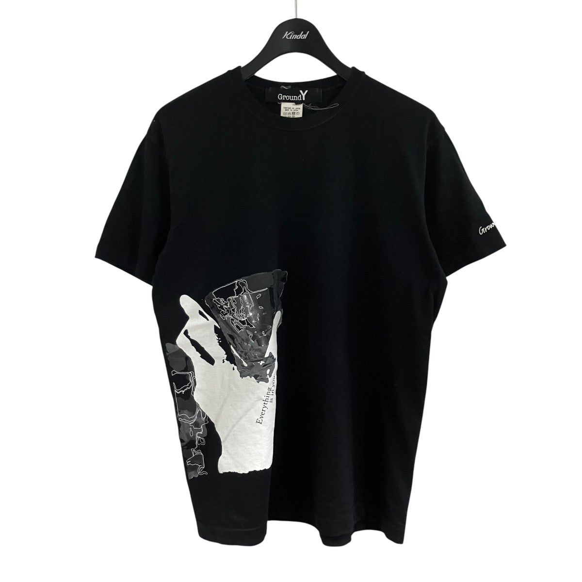 GROUND Y プリントTシャツ 古着・中古-1枚目のアイテム画像