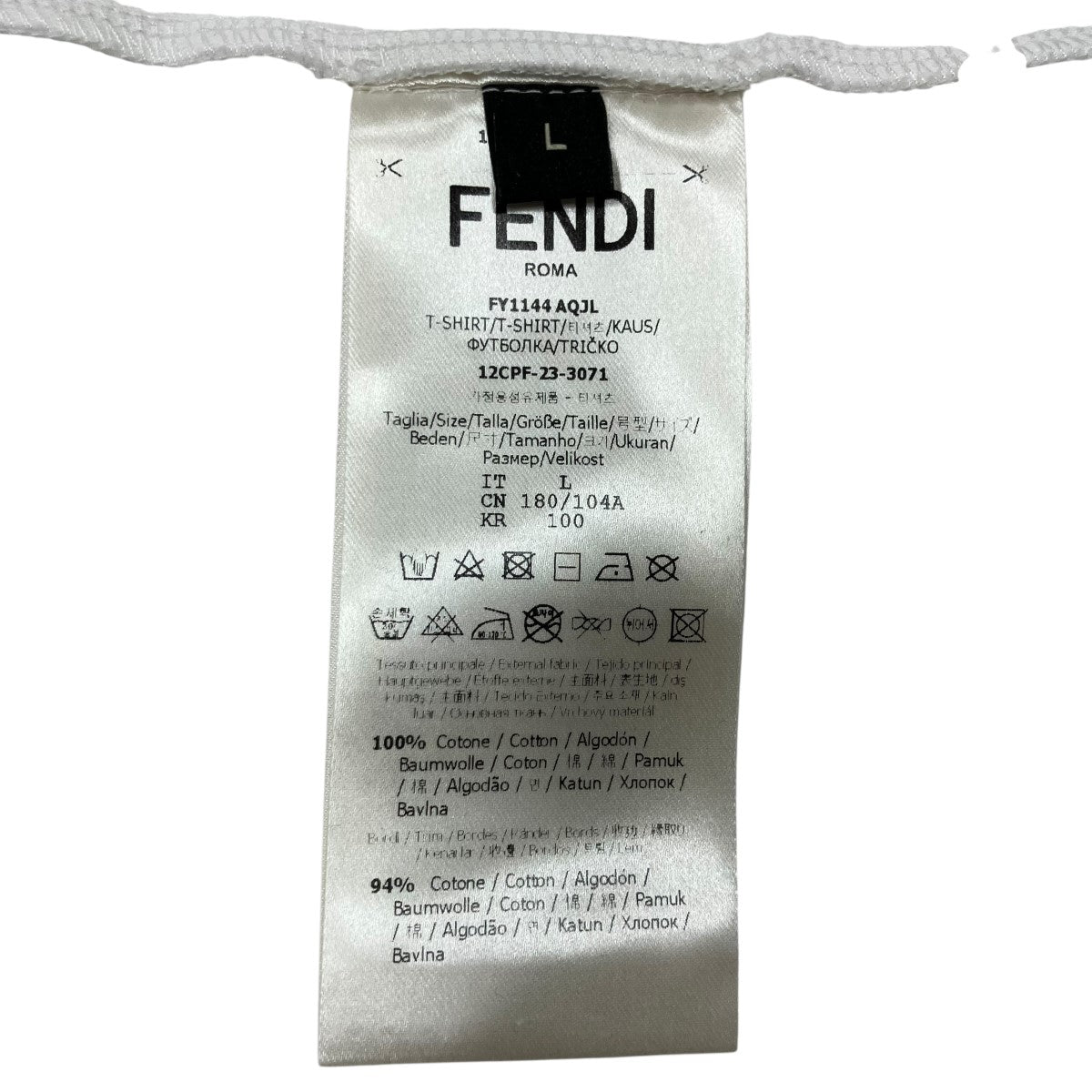 FENDI×FRAGMENT DESIGN POKEMON カイリューTシャツ 古着・中古-6枚目のアイテム画像