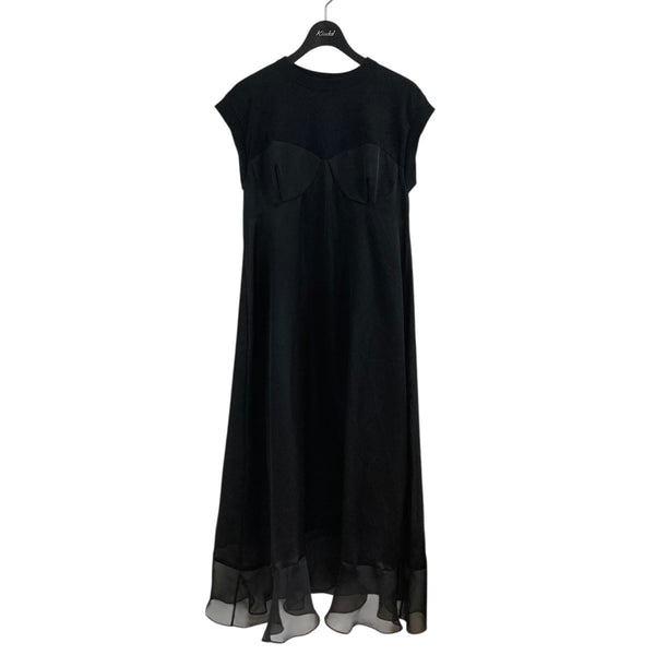 sacai(サカイ) ノースリーブワンピース 23-06562 ブラック サイズ L