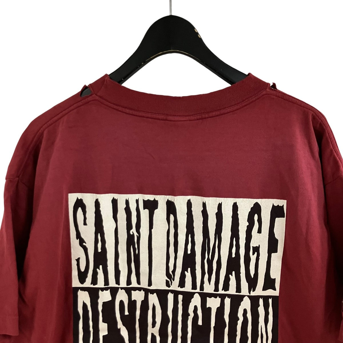 SAINT MICHAEL ヴィンテージ加工Tシャツ 古着・中古-4枚目のアイテム画像