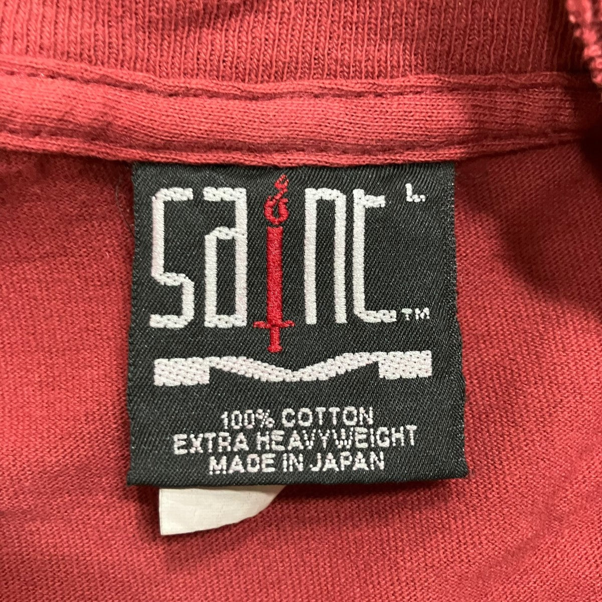 SAINT MICHAEL ヴィンテージ加工Tシャツ 古着・中古-5枚目のアイテム画像