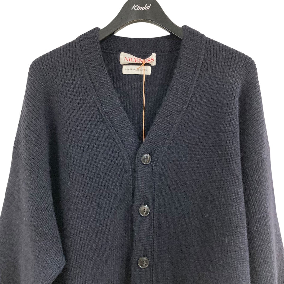 NICENESS FARLOWE カーディガン ネイビー NICENESS FARLOWE ナイスネス ネイビー カーディガン NICENESS