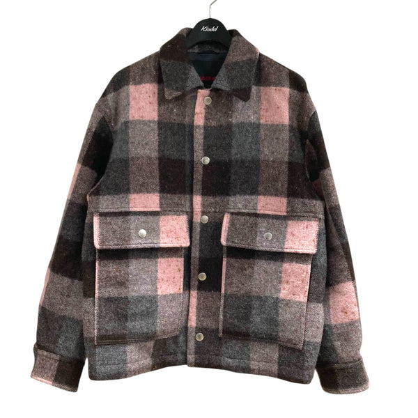CABaN(キャバン) チェックメルトンジャケット59-08-34-08002 59-08-34