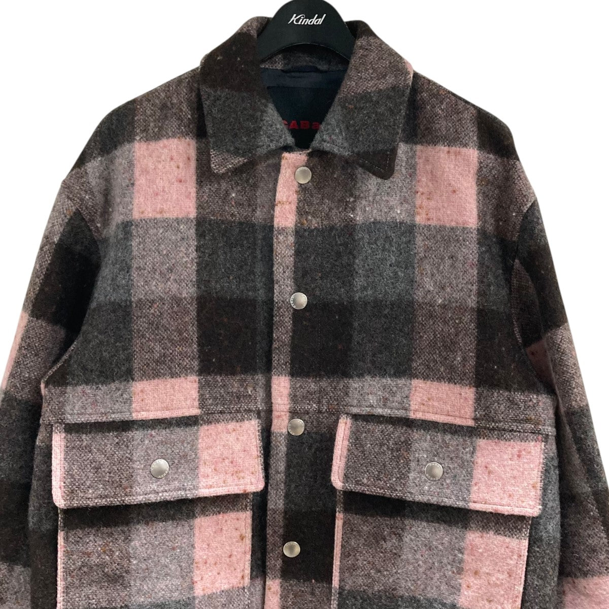 CABaN(キャバン) チェックメルトンジャケット59-08-34-08002 59-08-34