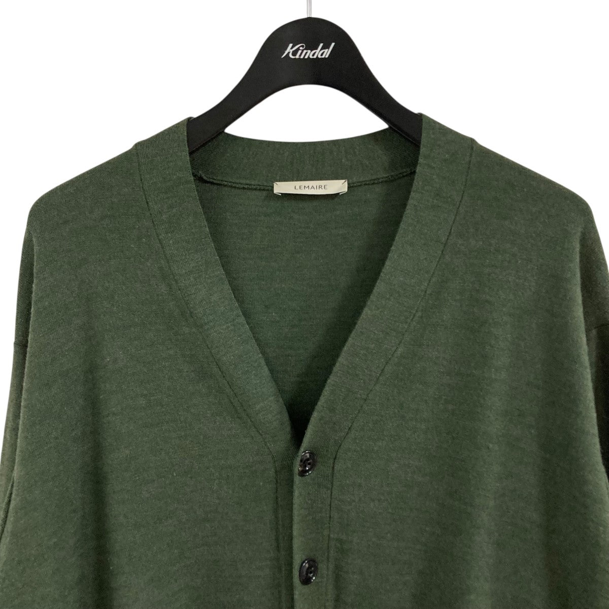 LEMAIRE(ルメール) ハイゲージカーディガン グリーン サイズ M｜【公式