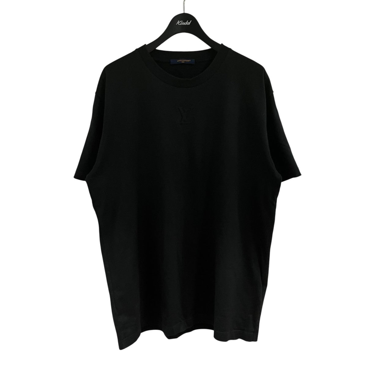 LOUIS VUITTON エンボスLVロゴ半袖Tシャツ 古着・中古-1枚目のアイテム画像