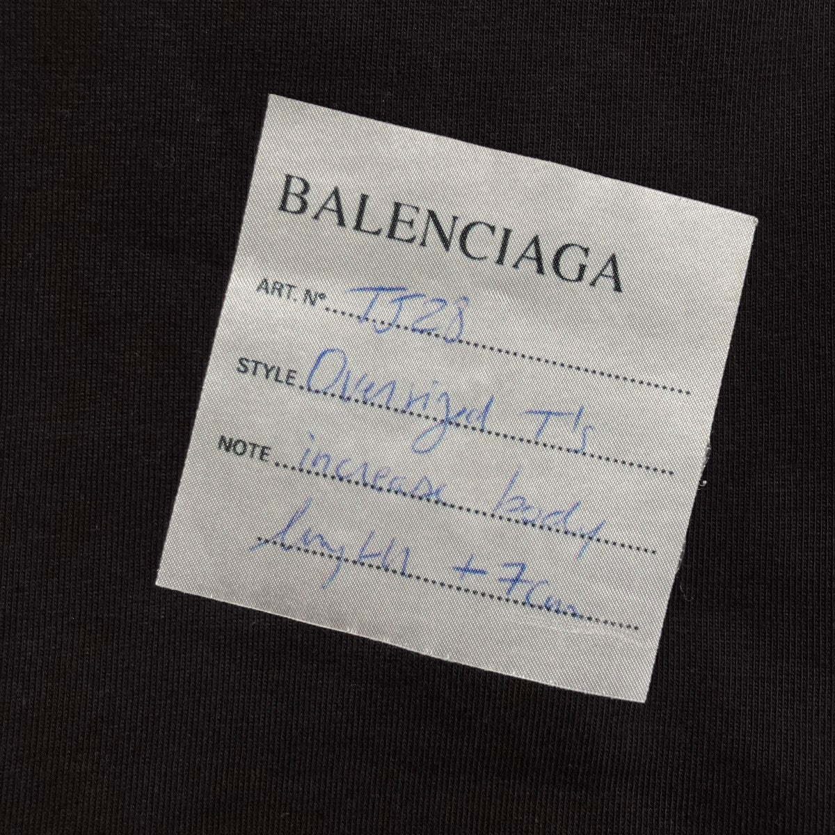BALENCIAGA オーバーサイズＴシャツ 古着・中古-3枚目のアイテム画像