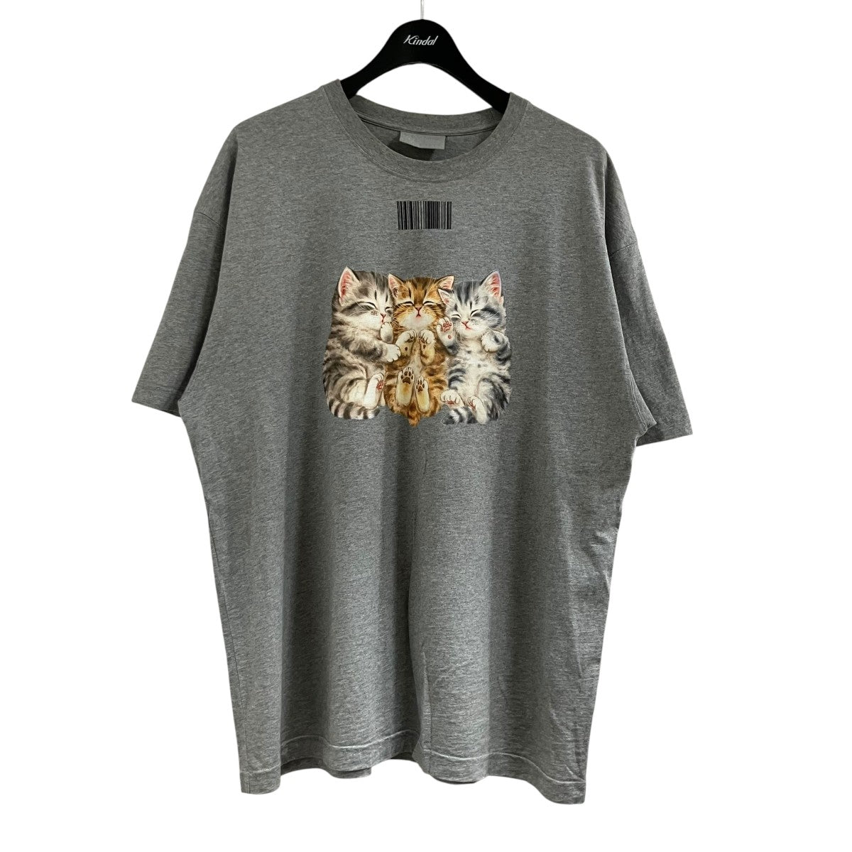 VTMNTS キャットTシャツ 古着・中古-1枚目のアイテム画像