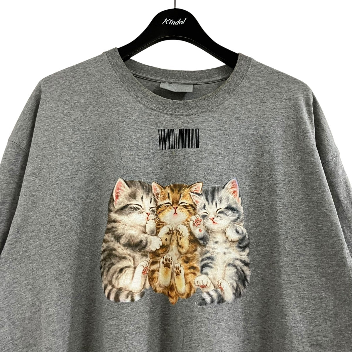 VTMNTS キャットTシャツ 古着・中古-2枚目のアイテム画像