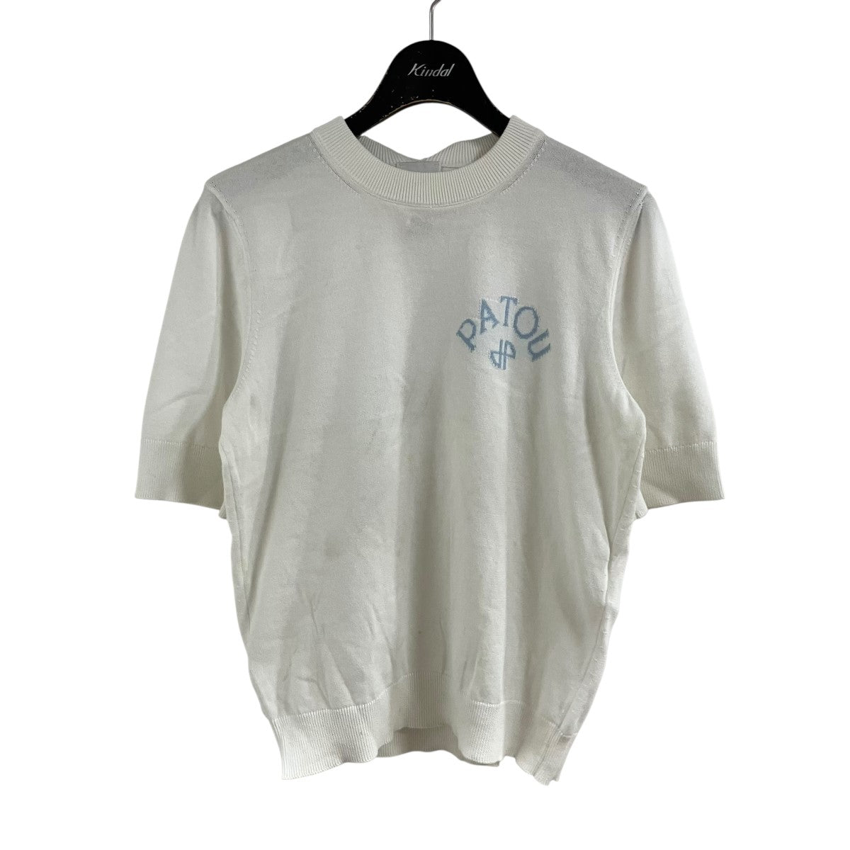 Patou オーガニックコットン リボンTシャツ 古着・中古-1枚目のアイテム画像
