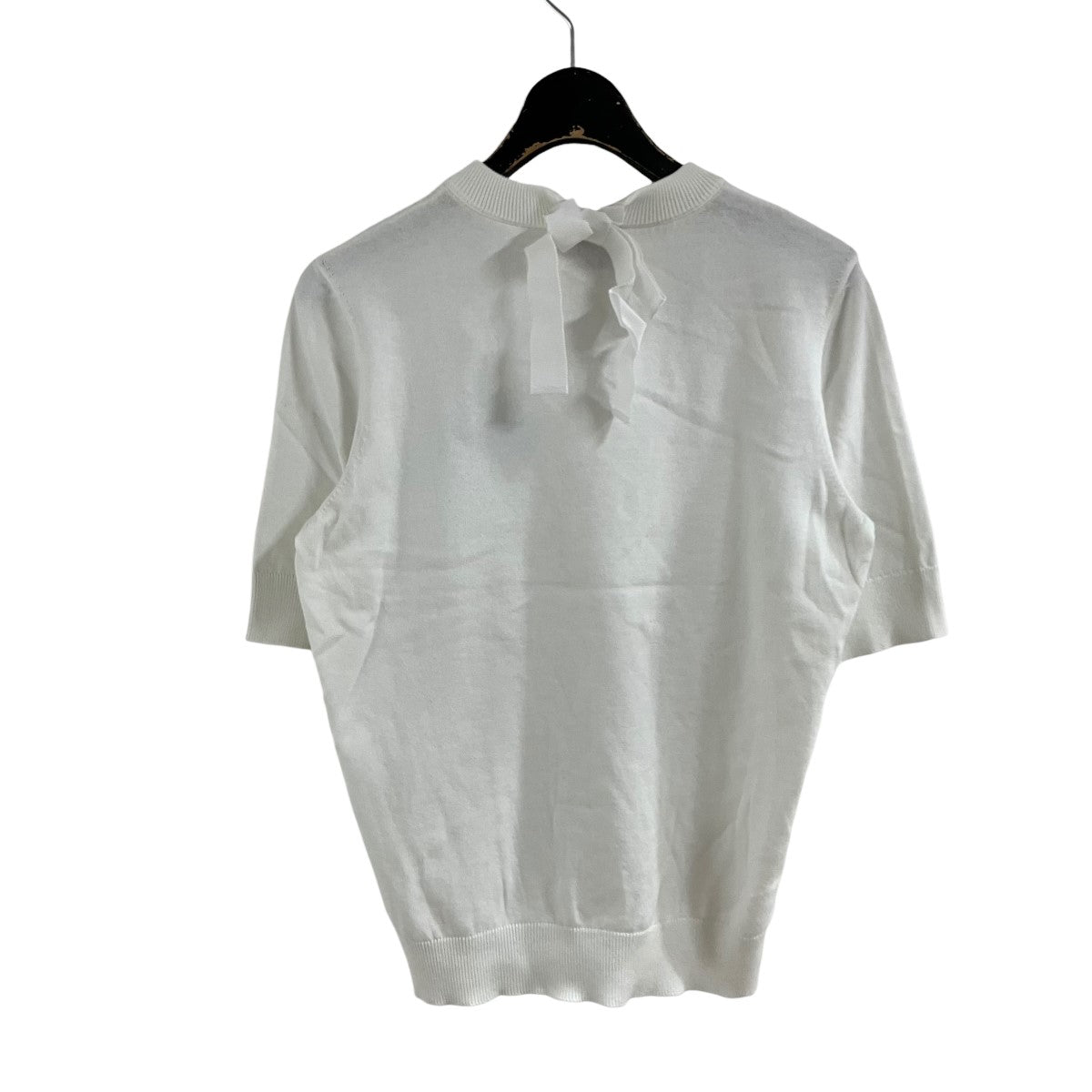 Patou オーガニックコットン リボンTシャツ 古着・中古-4枚目のアイテム画像