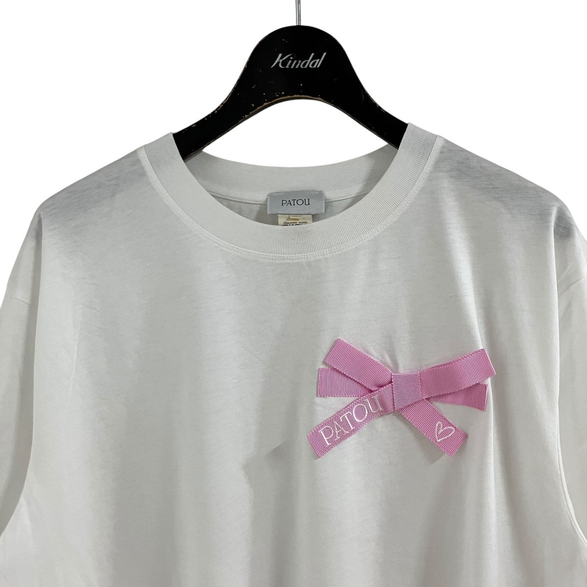 Patou リボンディテールTシャツ 古着・中古-2枚目のアイテム画像