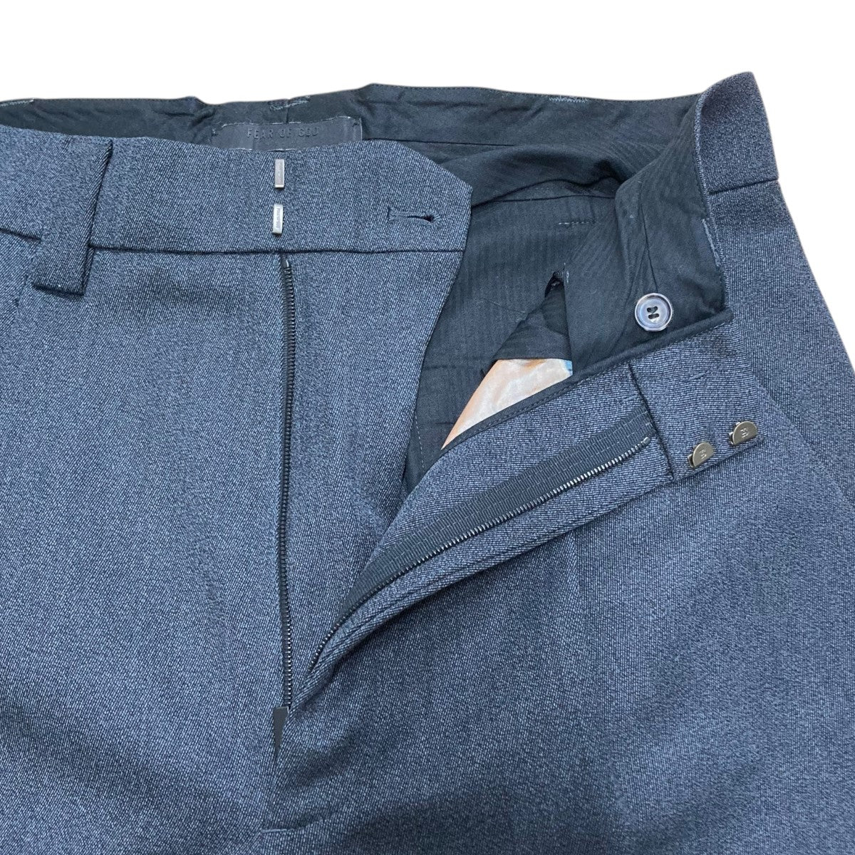 FEAR OF GOD ヘムジップスラックスパンツFG40-002 古着・中古-6枚目のアイテム画像