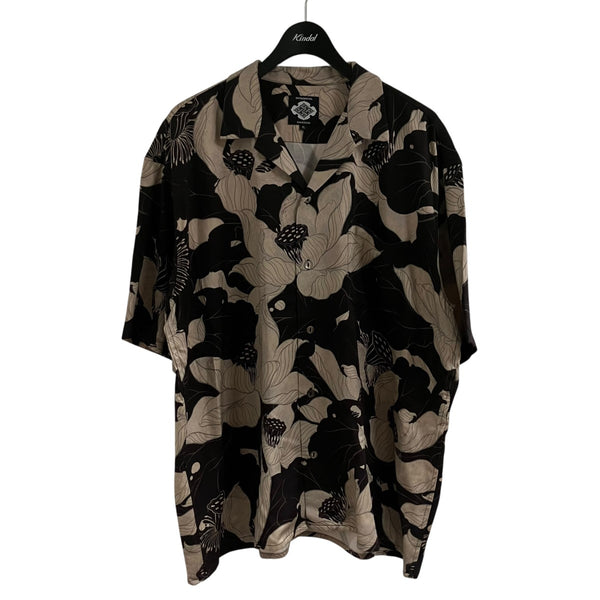 BUDSPOOL 開襟シャツ　gakkin BUDSPOOL×GAKKIN 開襟シャツ ブラウン×カーキ サイズ XL｜【公式