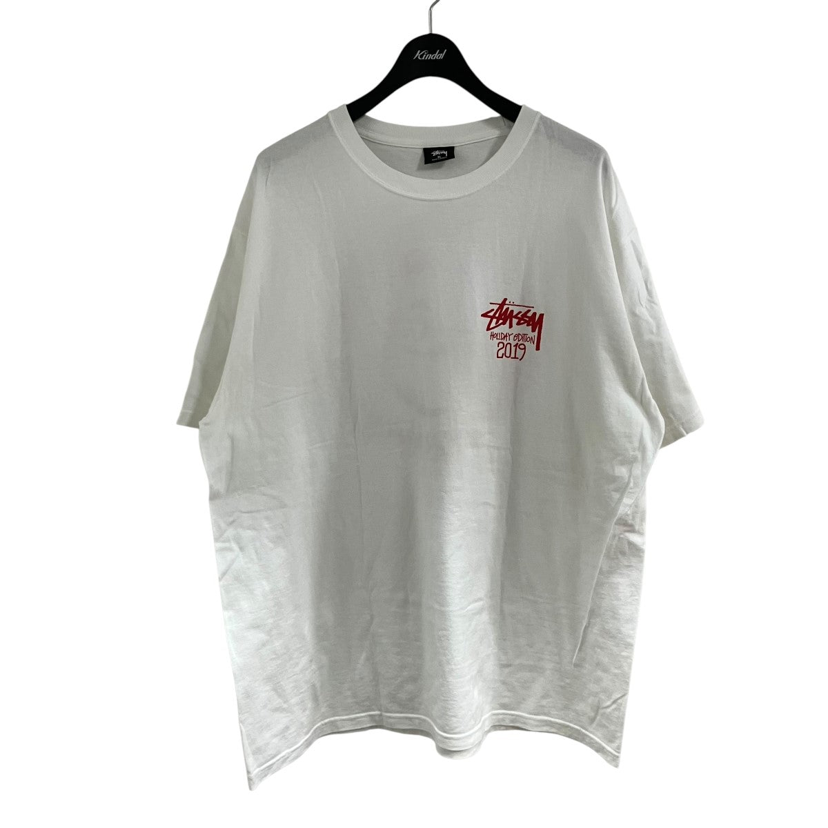 stussy ハッピーホリデイズTシャツ 古着・中古-1枚目のアイテム画像